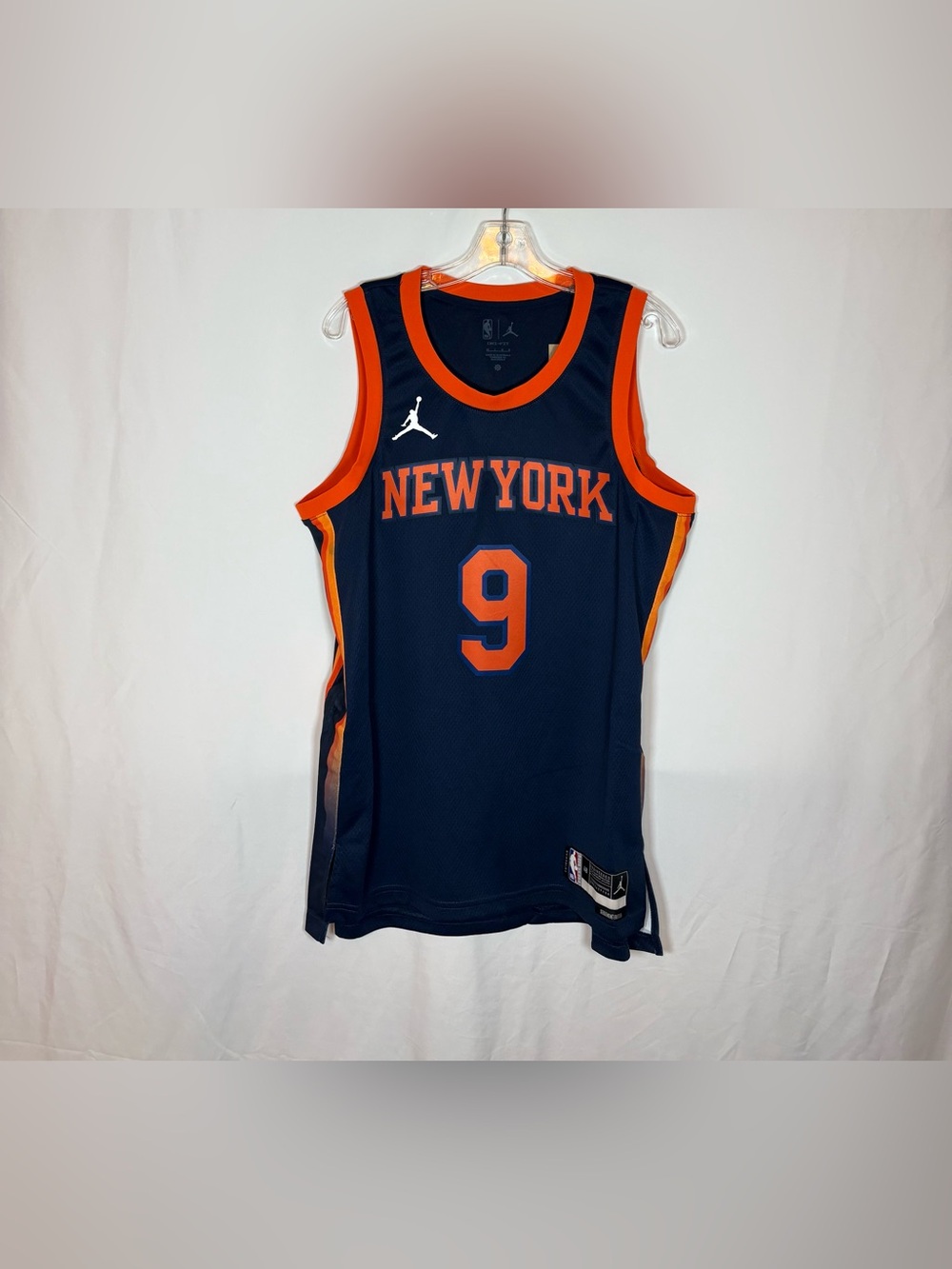 Nike New York Knicks #9 Barrett Swingman Statement Basketball Jersey 48 L